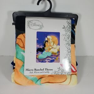 Disney Aladdin Magic Carpet Micro Raschel Throw Blanket 48" x 60" NWT